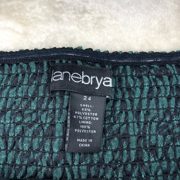 Lane Bryant Strapless Zebra Print Top Sz 24 - Picture 3 of 4